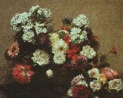 Henri Fantin-Latour Still Life with Flowers  2 oil painting reproduction